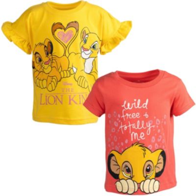 Lion King Girl's (6-12) Super Kitties Winnie the Pooh 2 Pack T-Shirts