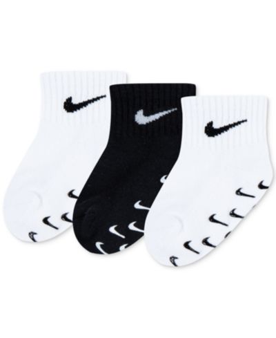 Nike Носки Nike Logo Gripper для малышей и детей, 3 шт.