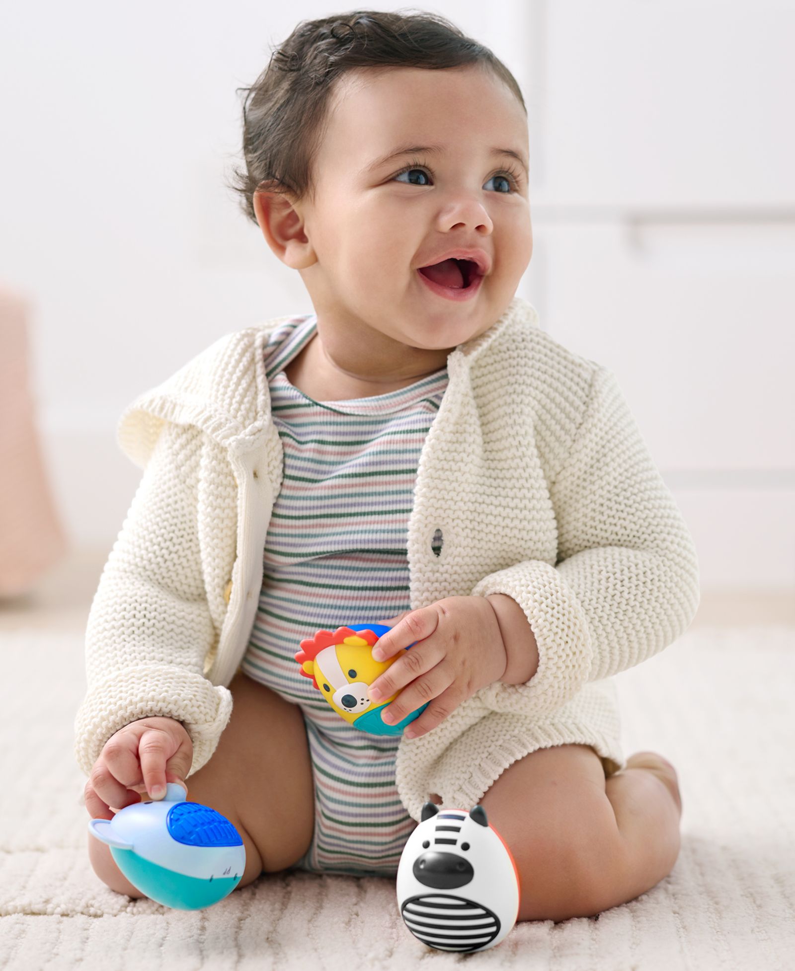 Набор погремушек Skip Hop Jungle Beats Baby Egg Shaker Set