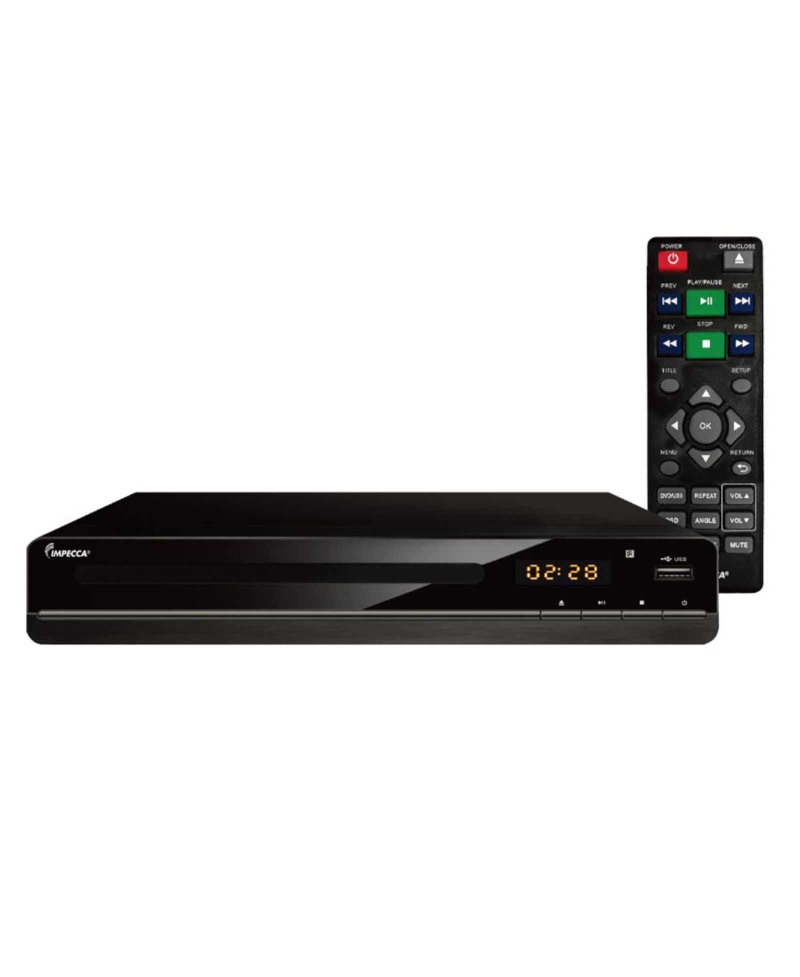 Impecca 2.0-Channel HDMI USB DVD Player