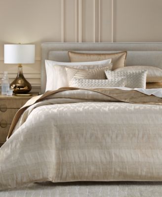 Hotel Collection Gilded Stripe Duvet Cover Set, King, Exclusively at Macy’s