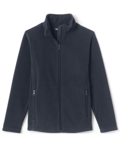 Детская флисовая куртка Lands' End Full-Zip средней плотности