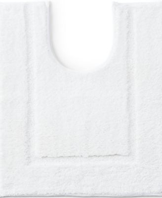 Lands' End Cotton Non-skid Contour Bath Rug
