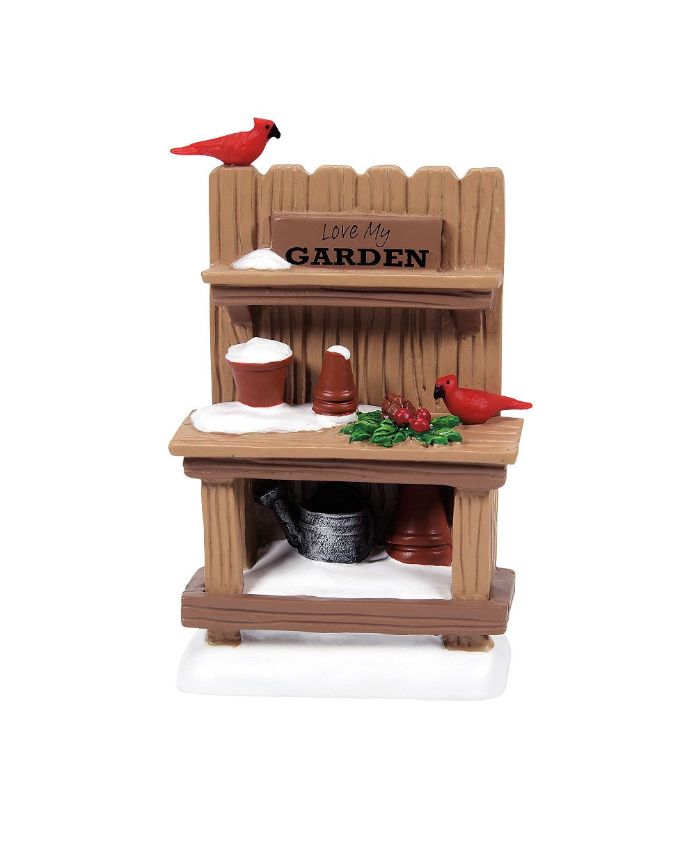 Department 56 Аксессуар для деревни Potter Bench Birdies