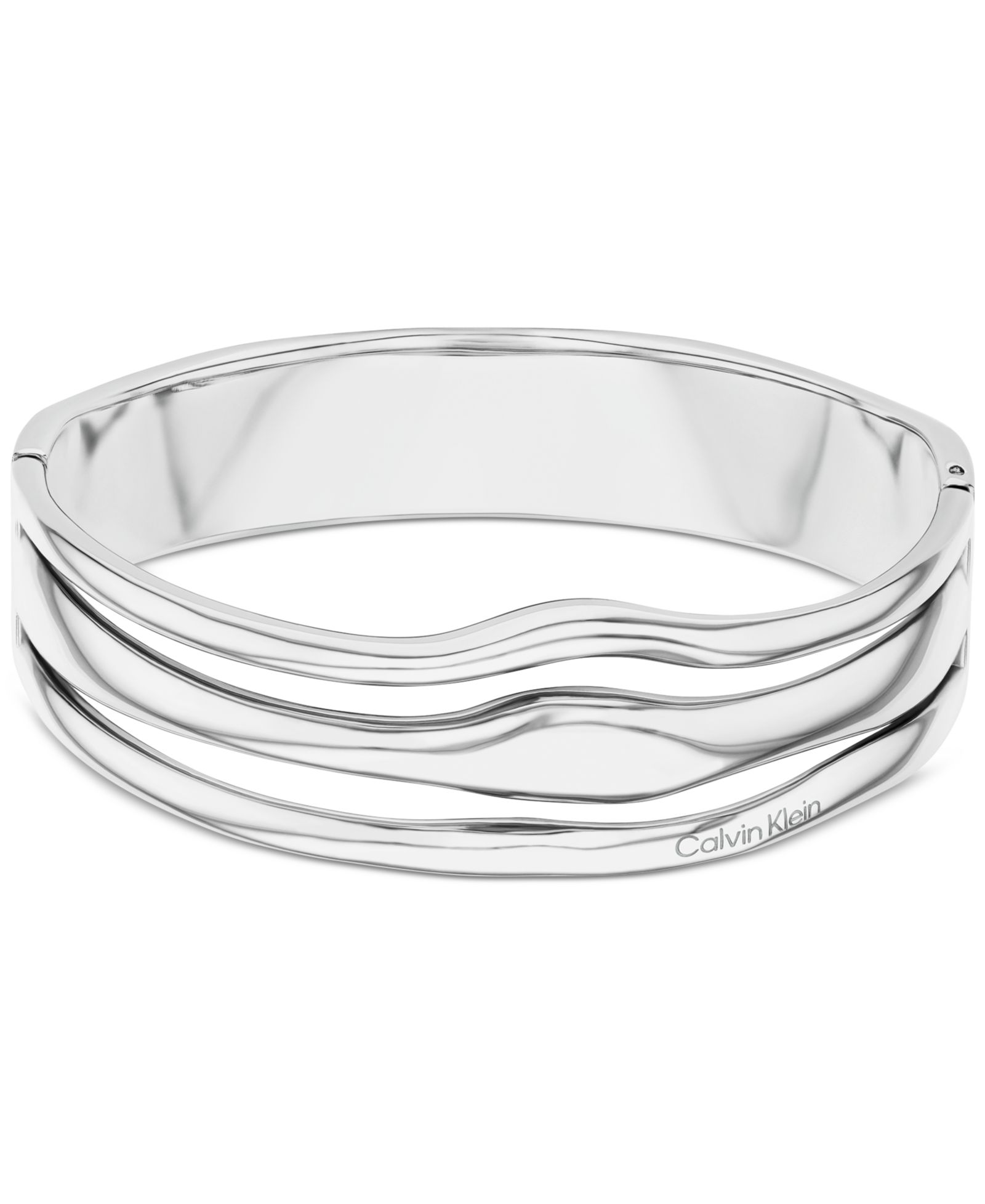 Браслет Calvin Klein Stainless Steel Wavy Triple-Row Bangle