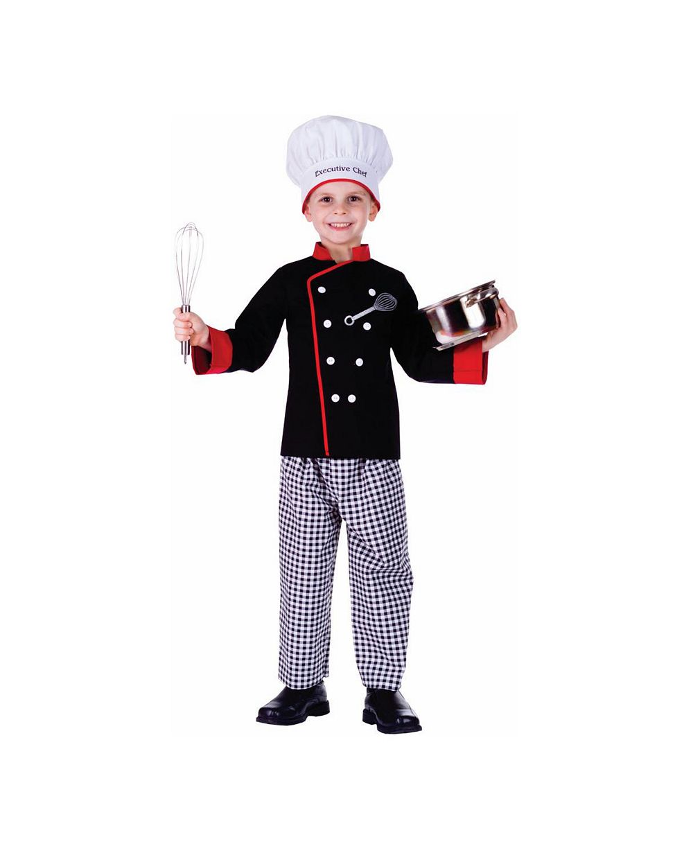 Костюм шеф-повара Dress Up America Executive Chef, для девочек и мальчиков
