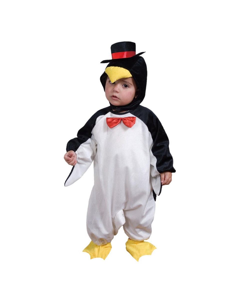 Костюм-ромпер Penguin Hooded для младенцев