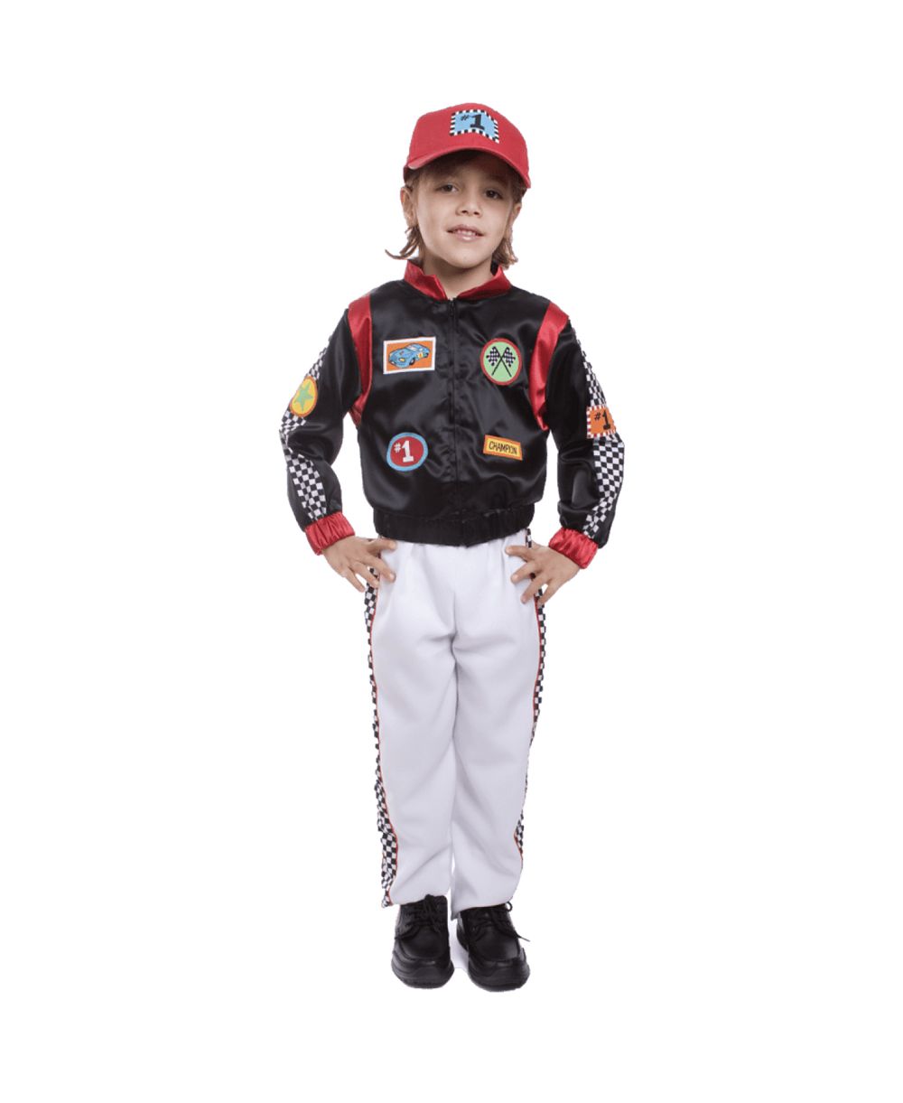 Race Car Driver Costume Set- Детский Boys & Girls