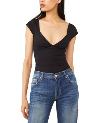Free People Women's Cap-Sleeve Corset Camisole