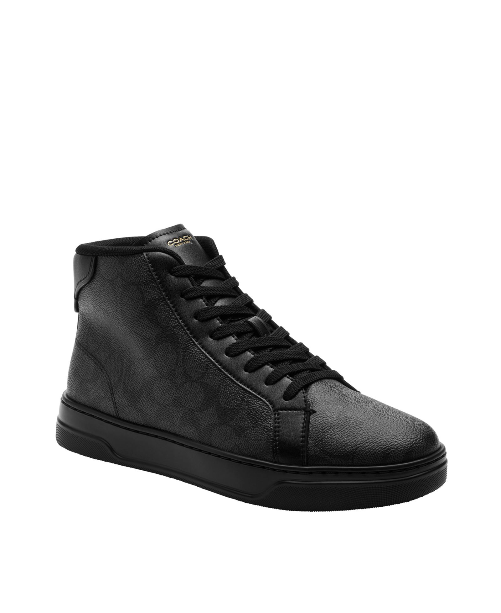 Coach Men's Highline Signature Canvas High Top Sneaker