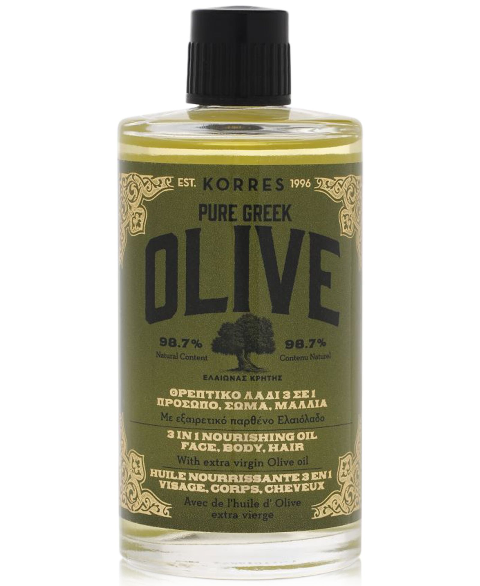 KORRES Pure Greek Olive 3-In-1 питательное масло, 100 ml