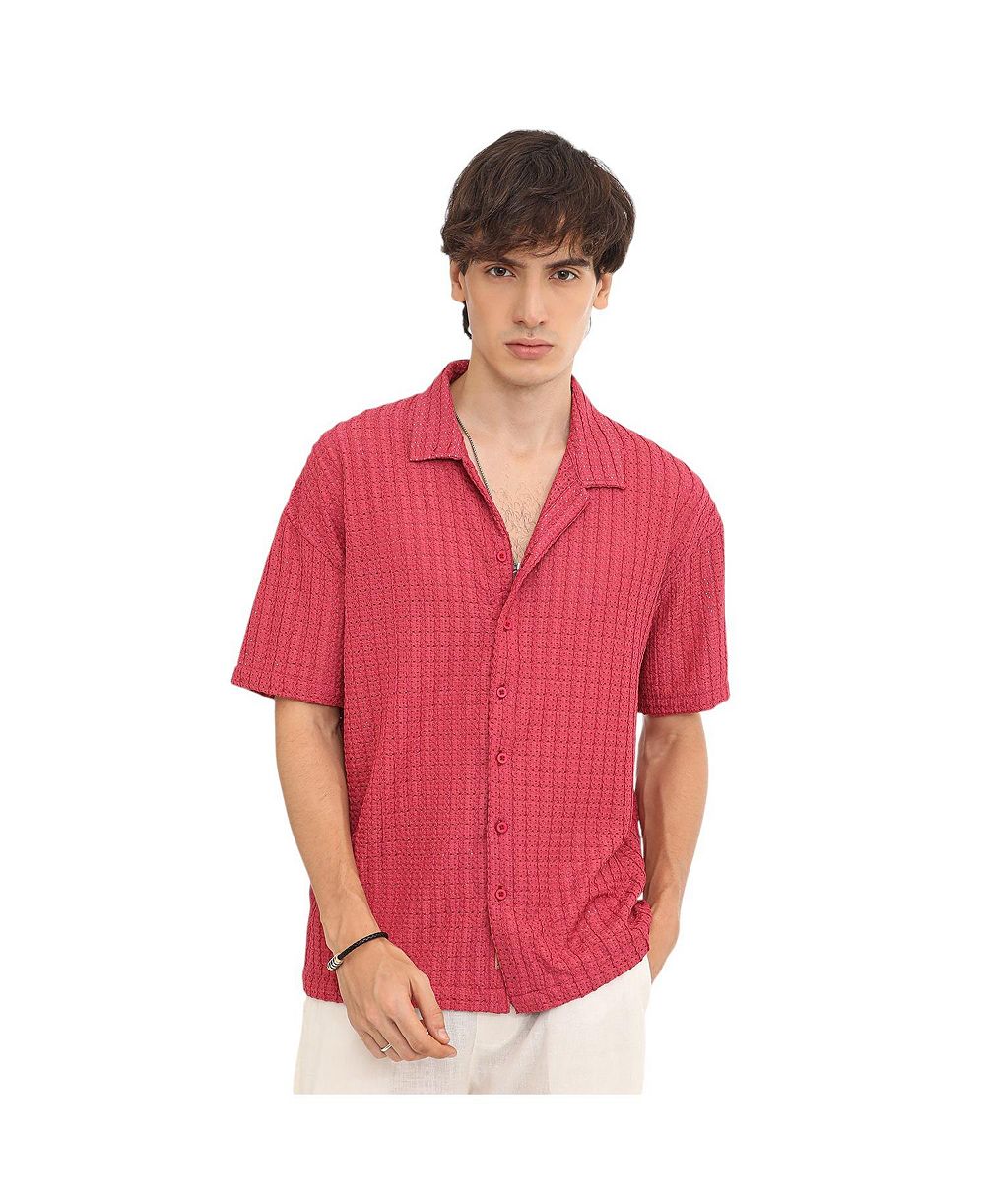 Мужская рубашка Campus Sutra Striped Fringe
