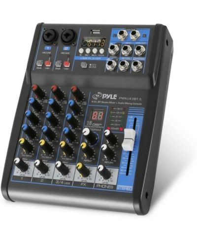 4-канальный Bluetooth микшер Pyle Pro Audio DJ