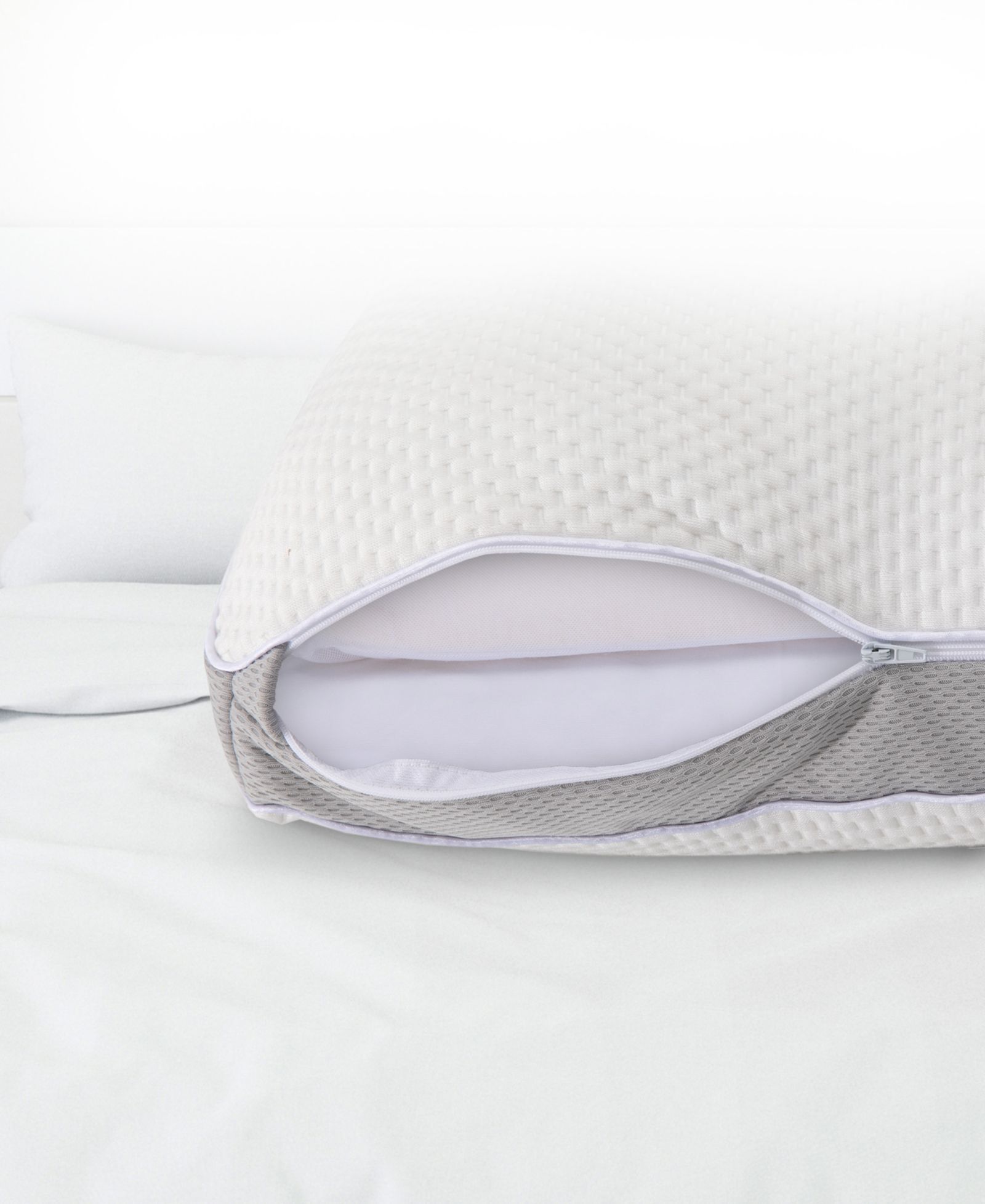 Cheer Collection Dual-Sided Memory Foam Pillow, Standard