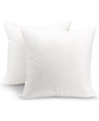 Комплект из 2 подушек Cheer Collection 95% перья 5% пух, 16" x 16"