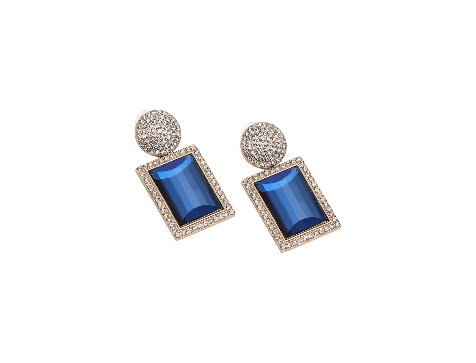 SOHI Women's Geometric Drop Earrings