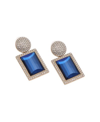 SOHI Women's Geometric Drop Earrings