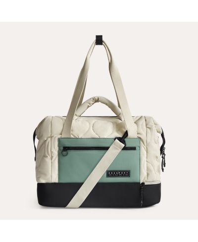 BAGSMART Walker 34L Laptop Duffle with Shoe Compartment Tangerine