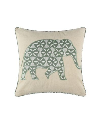 Декоративная подушка Levtex Kemala Elephant Applique, 18" x 18"