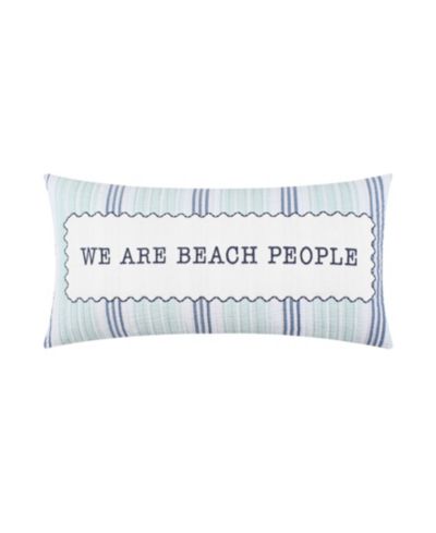 Levtex Ocean Meadow Applique Decorative Pillow, 12" x 24"