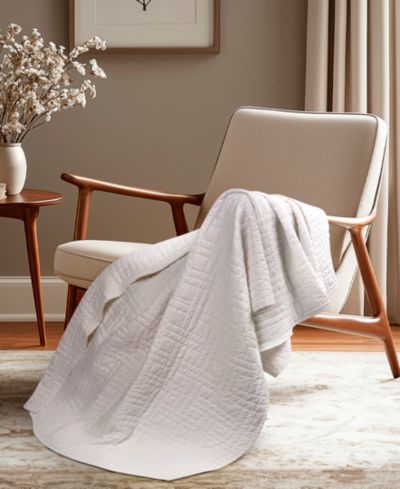 Levtex Melange Stitch Stitching Quilted Throw, 50" x 60"