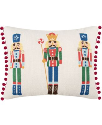 Levtex Nutcracker Printed Decorative Pillow, 14" x 18"