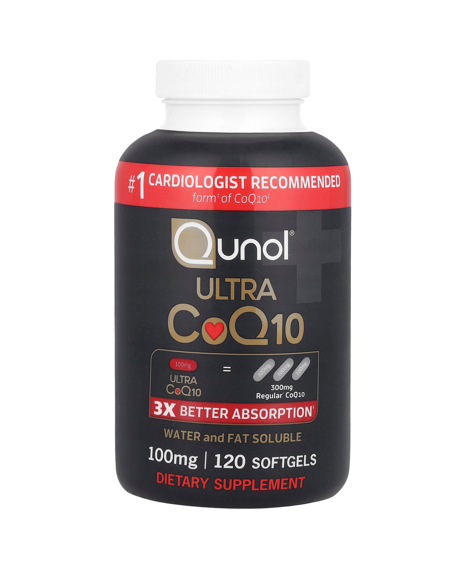 Qunol Ultra CoQ10 100 mg - 120 Softgels