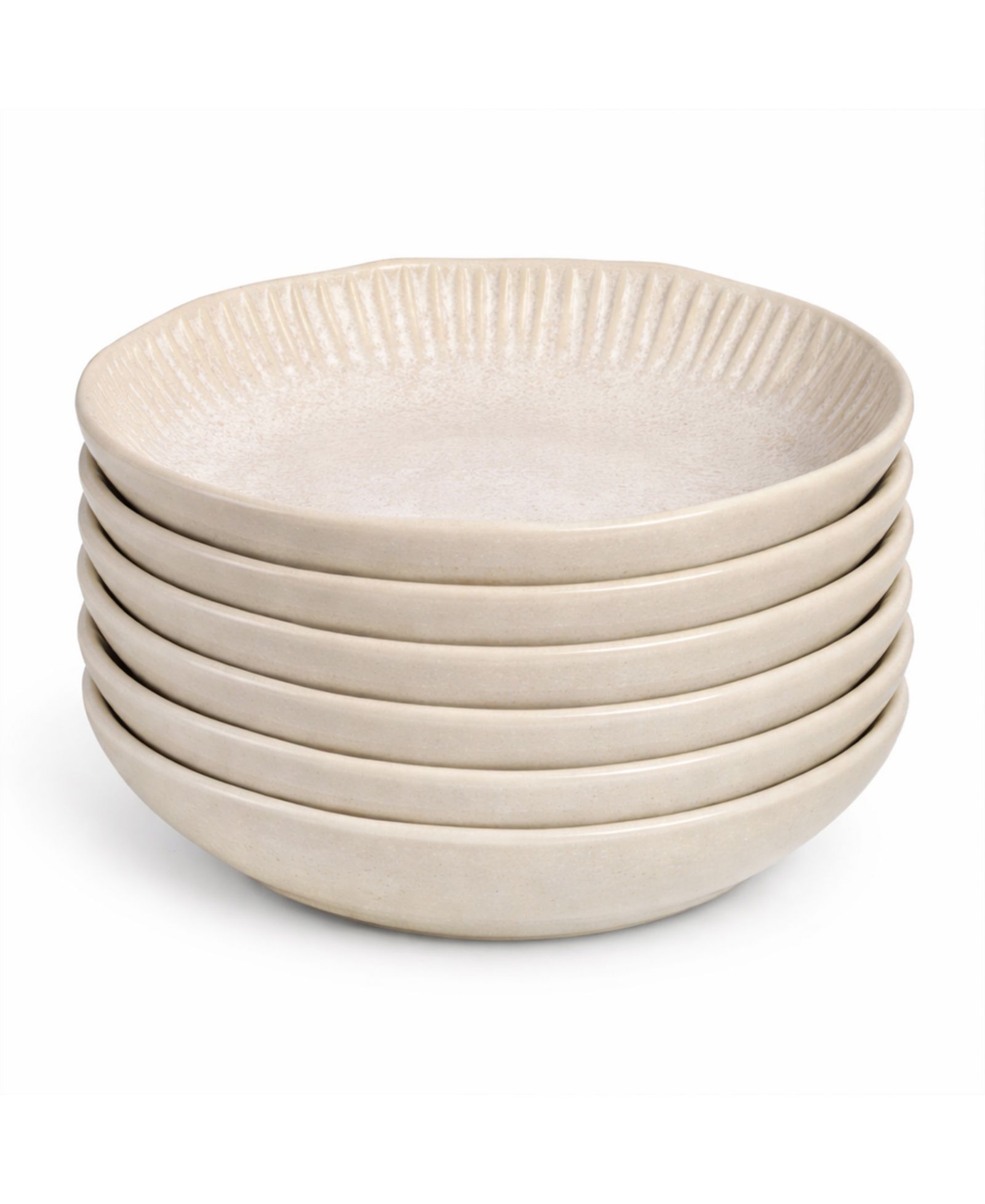 PORTO BRASIL Stoneware Linhas Salad Bowls, Set of 6