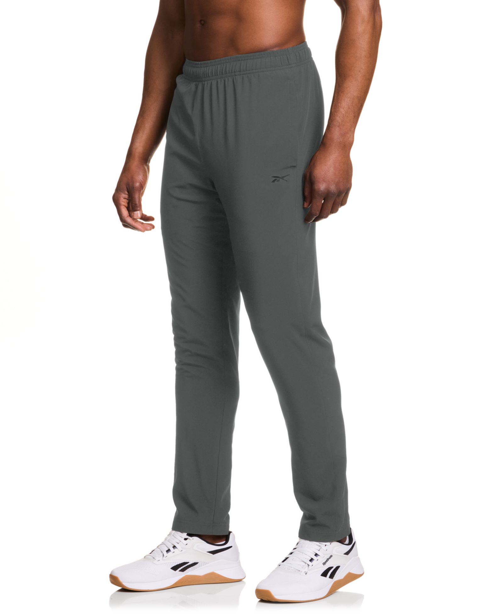 Reebok Men's Woven Logo Slim-Fit Track Pants