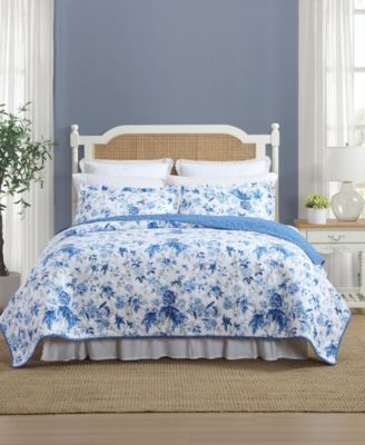 Laura Ashley Breezy Floral реверсивный комплект из 2 предметов, Twin