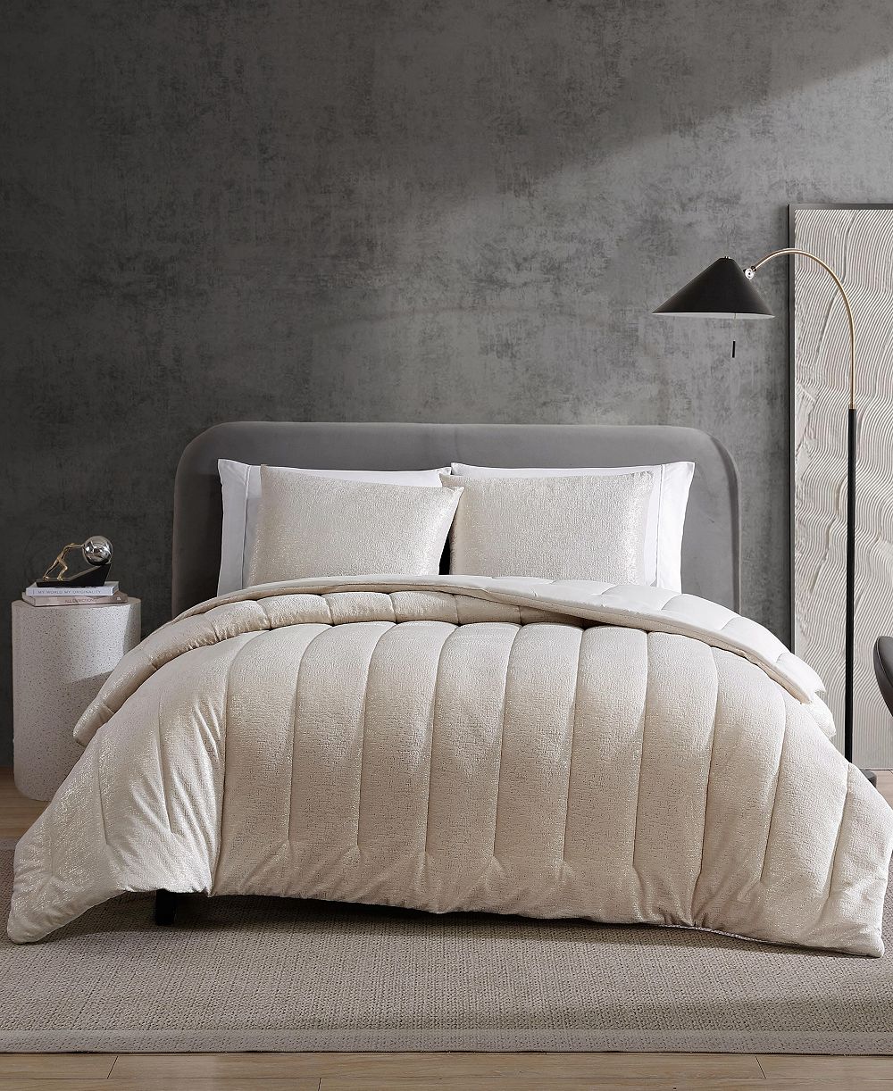 Kenneth Cole New York Banks Velvet 3-Pc. Comforter Set, King