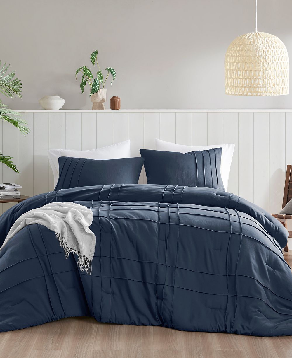 510 Design набор покрывал Porter Pleated 3-Pc., California King
