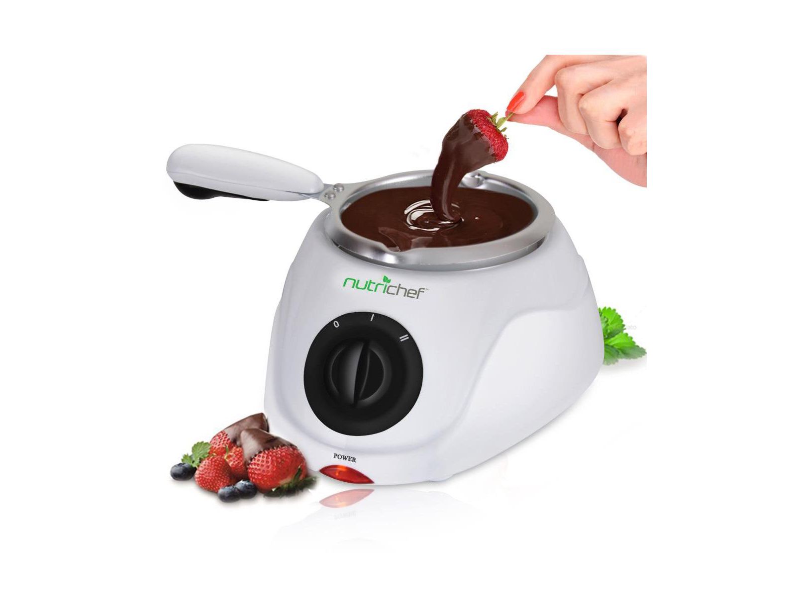 Электрический набор для приготовления шоколадного фондю NutriChef, емкость 0.55 lbs