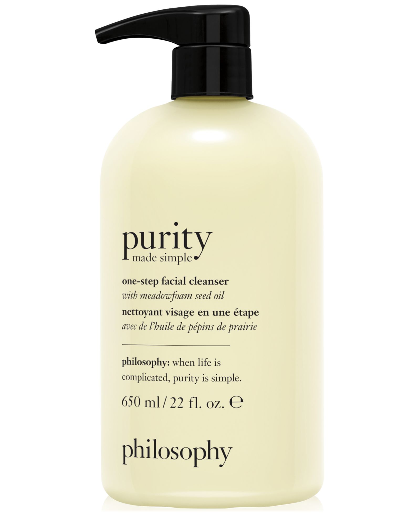philosophy Purity Made Simple Очищающее средство для лица, 22 oz.