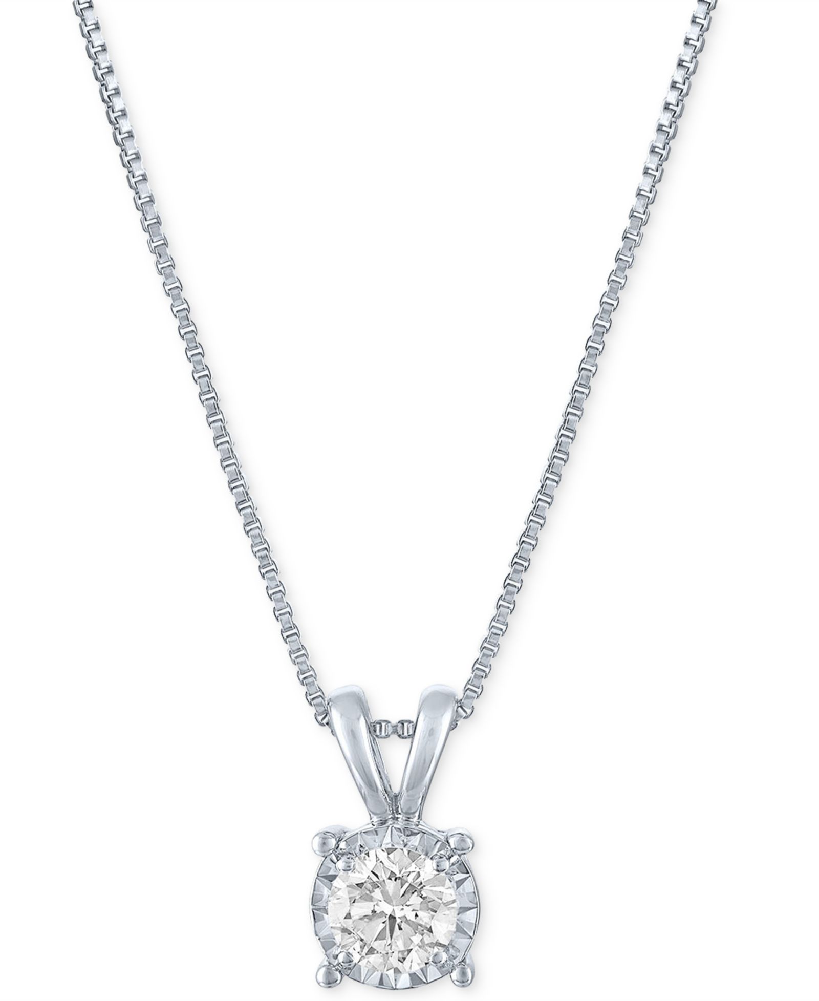 Forever Grown Diamonds подвеска с выращенными бриллиантами (1/3 ct. t.w) из стерлингового серебра
