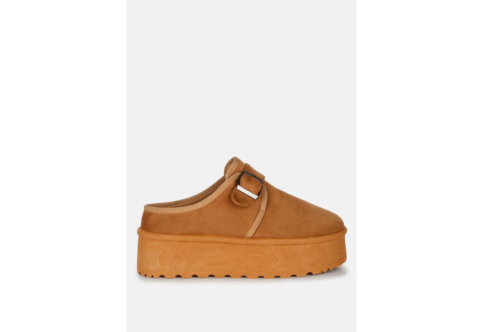 Ryeson Buckle Strap Platform Classic Slip-On