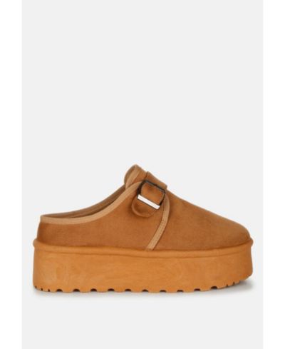 Ryeson Buckle Strap Platform Classic Slip-On
