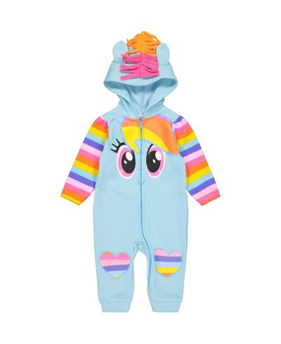 Женский комбинезон с молнией для новорожденных с персонажем Rainbow Dash