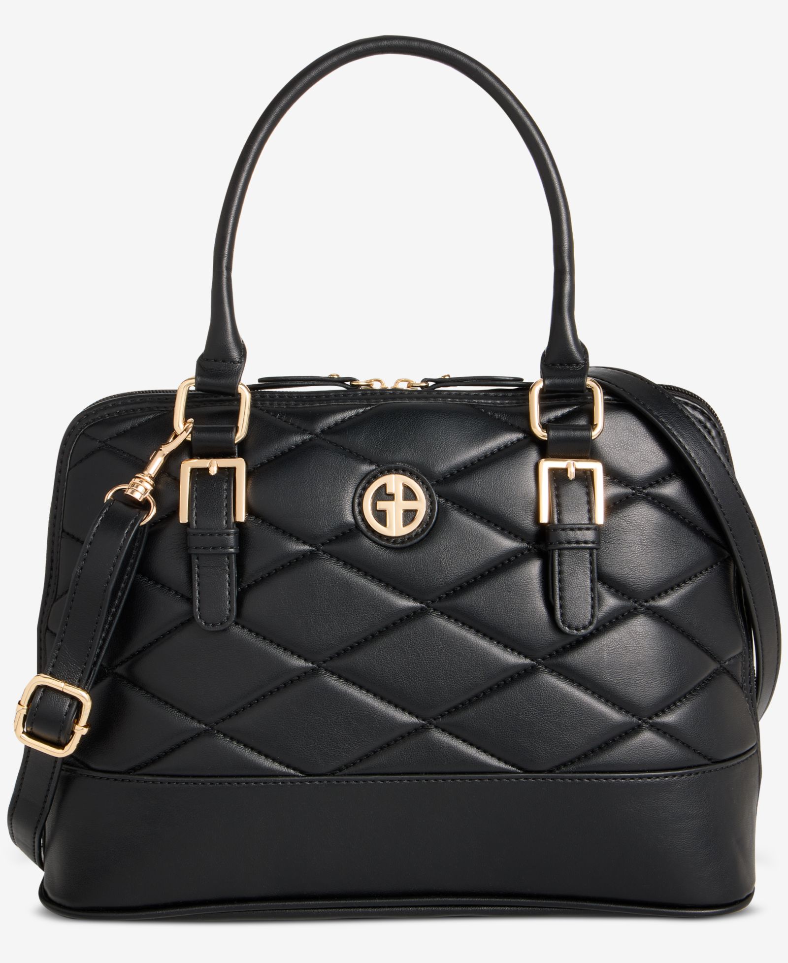 Giani Bernini Medium Quilted Dome Satchel, Exclusively at Macy's