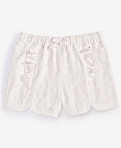 Детские хлопковые шорты First Impressions Eyelet