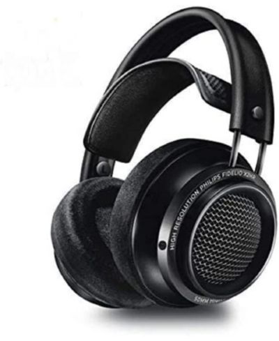 PHILIPS Fidelio полноразмерные открытые проводные студийные наушники, Hi-Res Audio, 50mm драйверы, амбушюры с эффектом памяти, регулируемое оголовье, съемный кабель