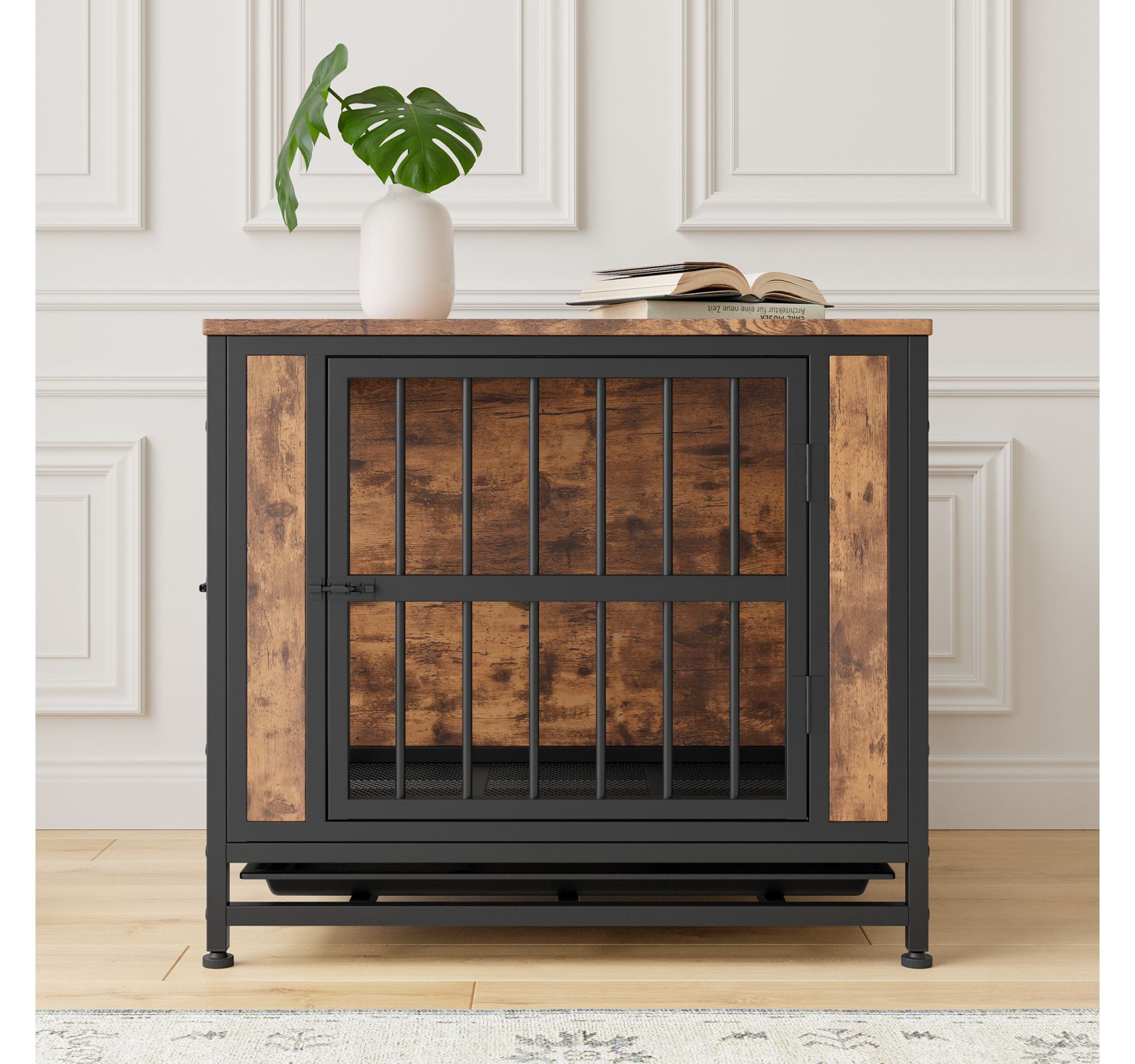 Streamdale Furniture Rustic Brown Dog Crate Table (27.48)