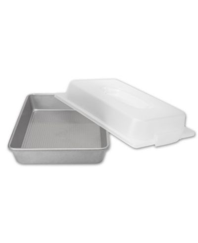 USA Pan Набор: прямоугольная форма для выпечки с крышкой, 9" x 13"