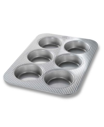 USA Pan алюминиевая форма для кексов 6 ячеек 15" x 11"