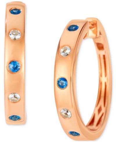 Rose Gold & Blue Sapphire