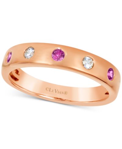 Rose Gold/Pink Sapphire