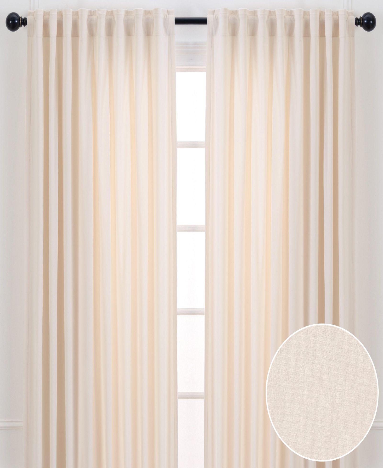 Chanasya Premium Solid Velvet Curtains - Classy and Solid Drapes for Living Room or Bedroom