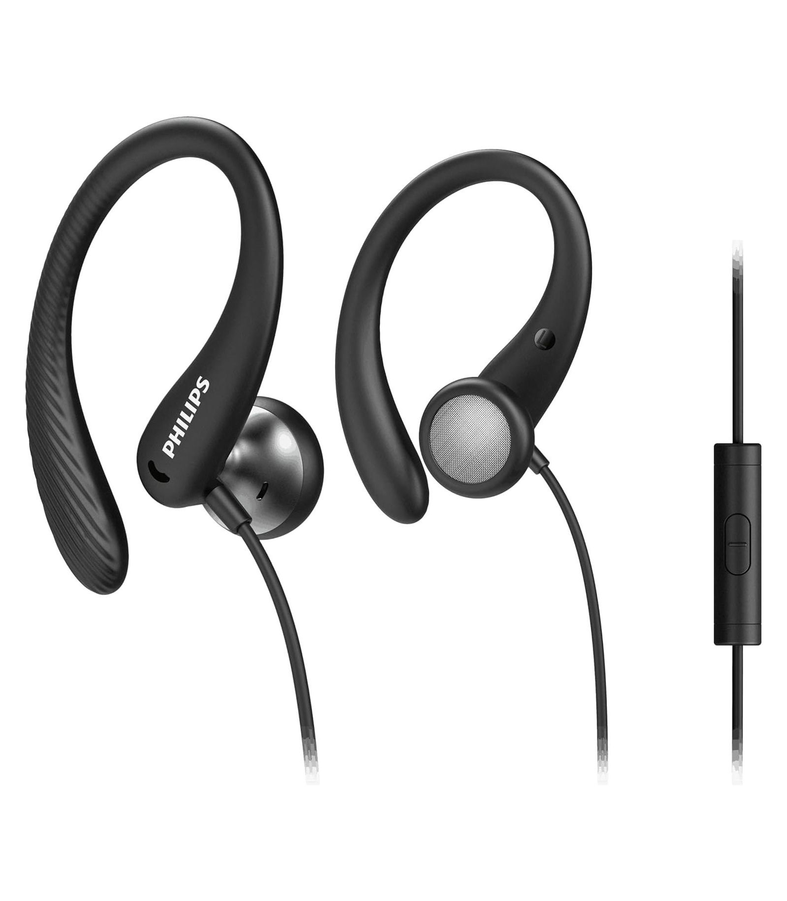 Внутриканальные спортивные наушники Philips Lightweight, Sweatproof, Secure Fit с микрофоном