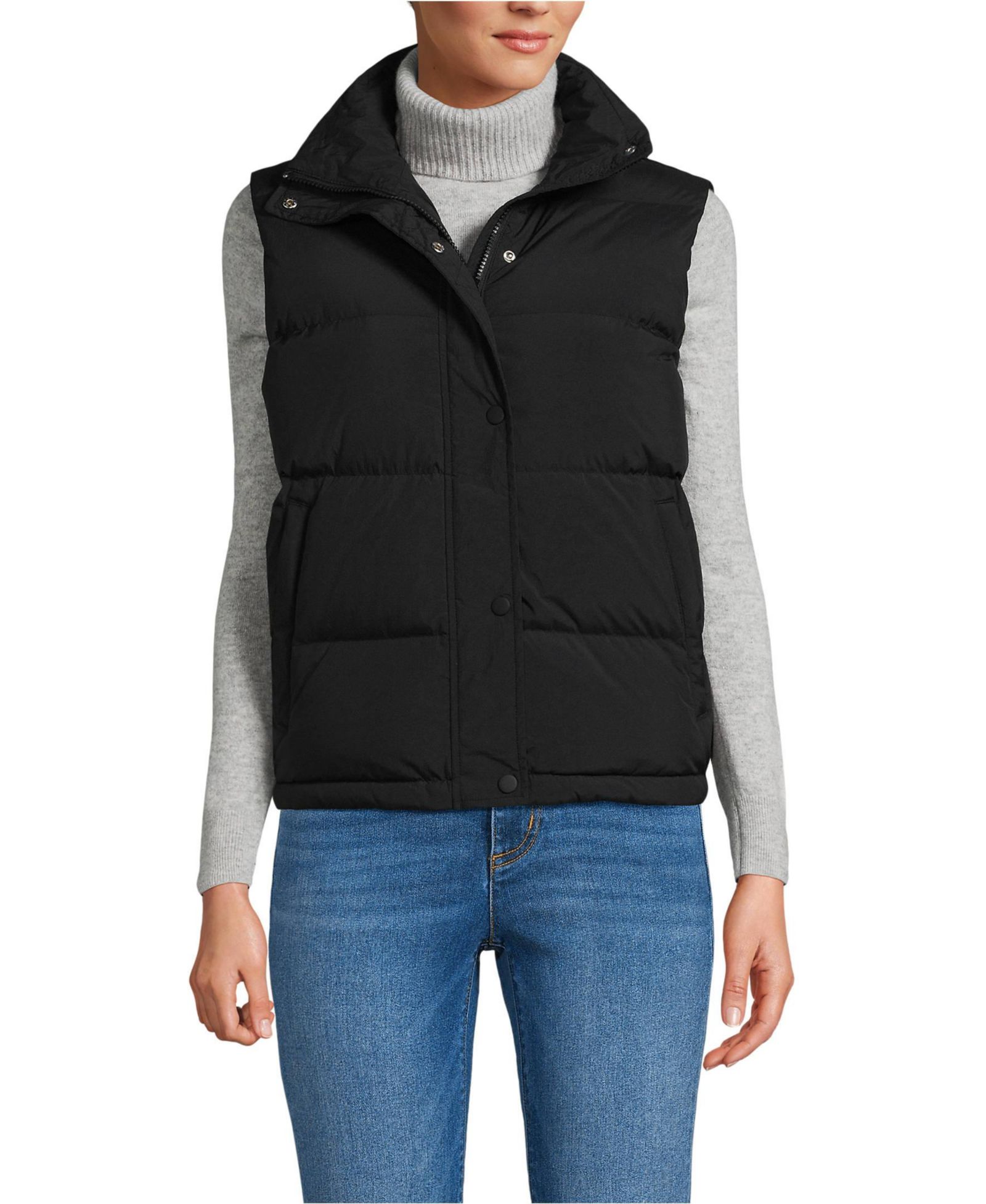 Lands' End Женский пуховый жилет Max 600