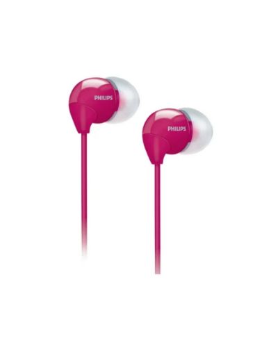 Наушники PHILIPS PINK Wired - Compact Design, Clear Sound, Lightweight, Comfortable Fit, 3.5mm Jack